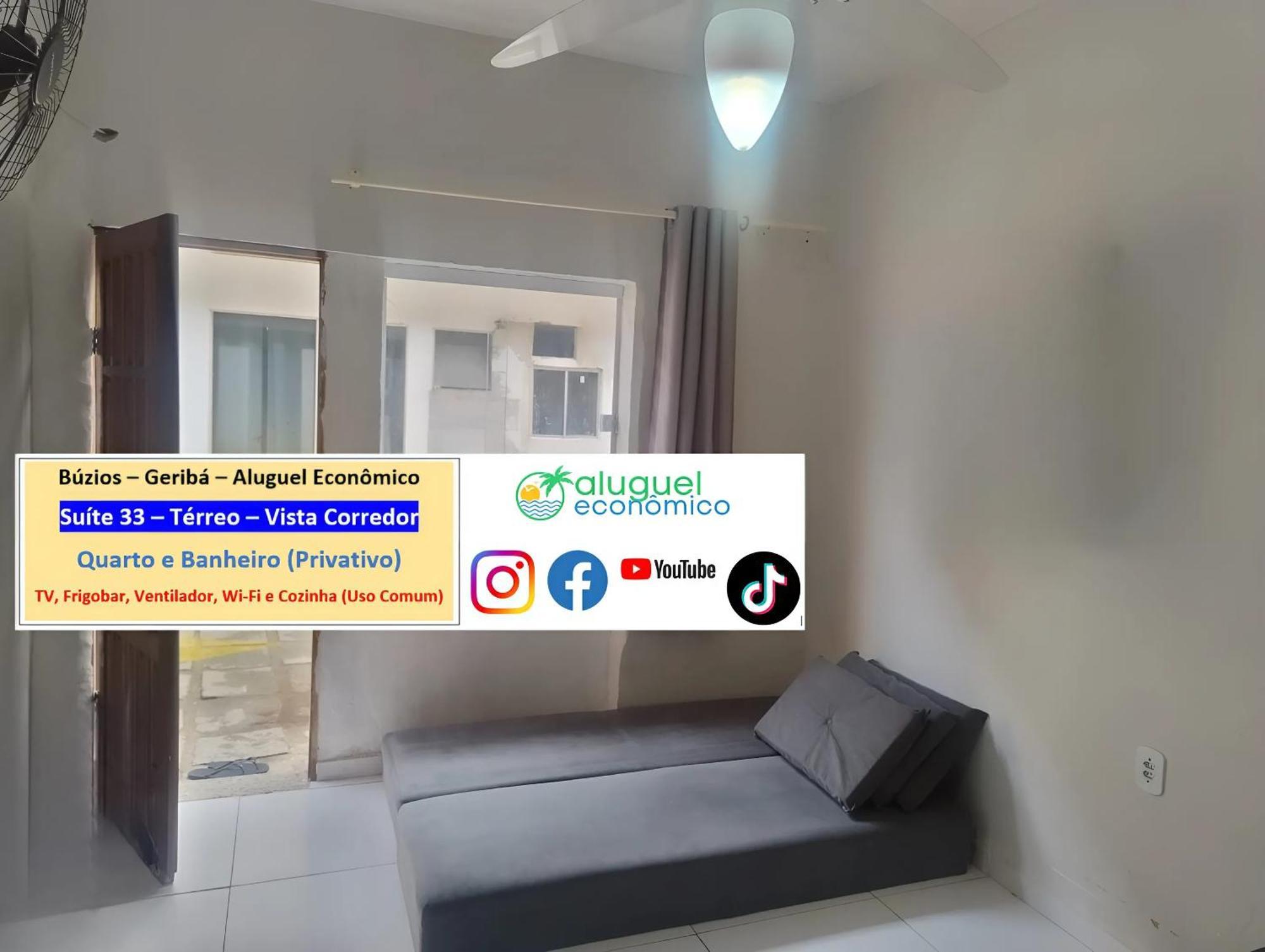 Búzios - Geribá - Aluguel Econômico Apartamento Exterior foto